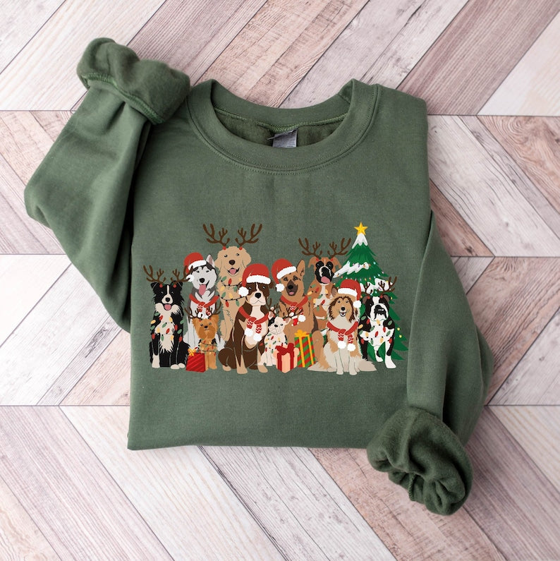 Christmas Dogs Sweatshirt
