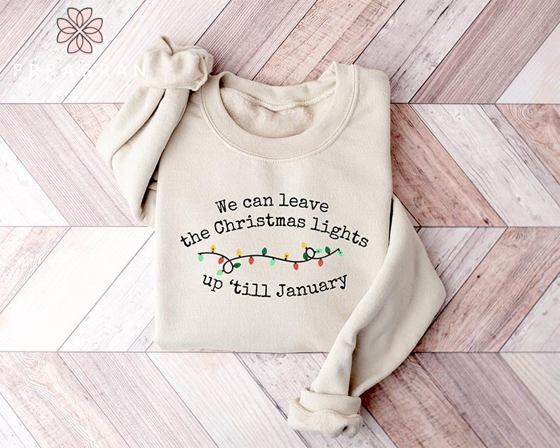 Christmas Lights Casual Sweatshirt