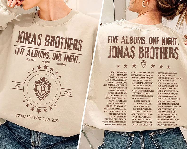 Concert 2023 Jonas Retro Sweatshirt