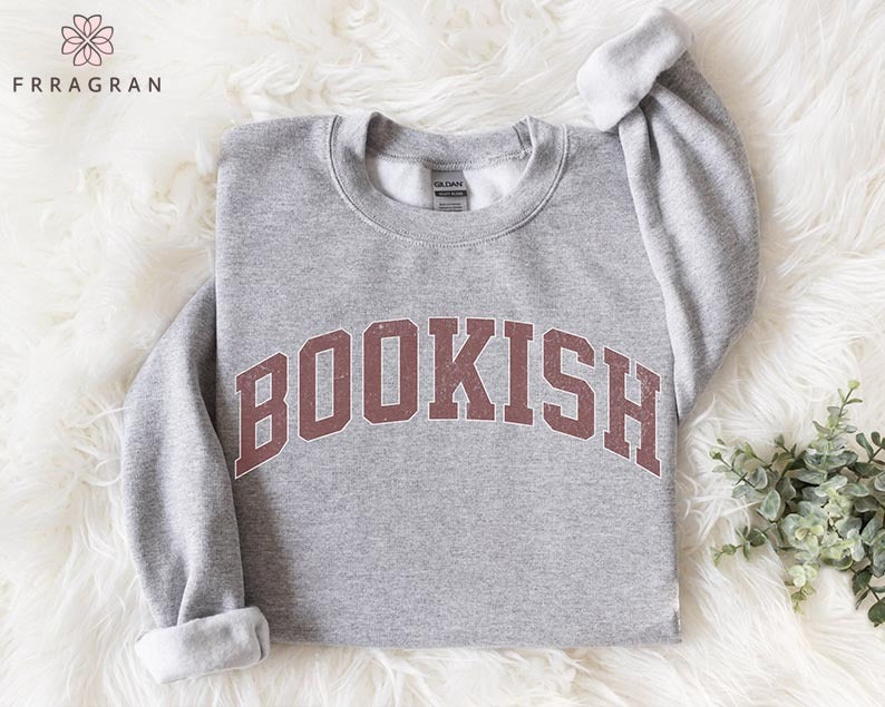 Bookish Letter Print Sweatshirt