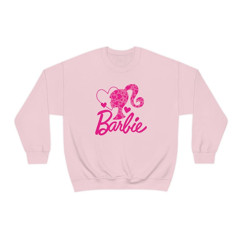 Pink Barbie Print Sweatshirt