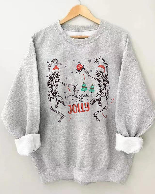 Funny Christmas Skeleton Dance Sweatshirt