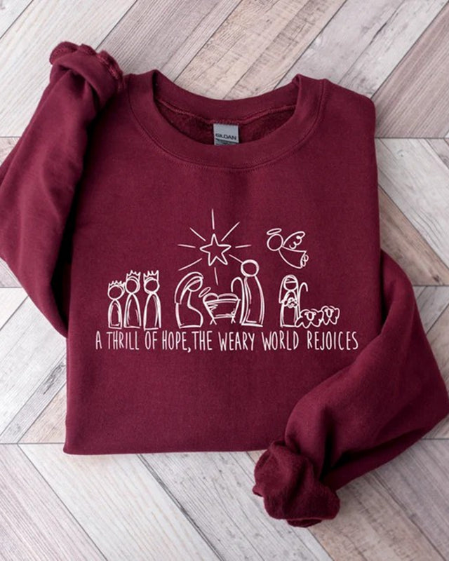 Nativity Scene Sweatshirt