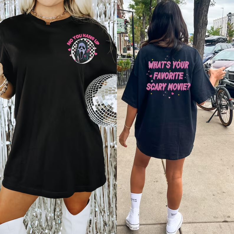 Ghostface oversized tee