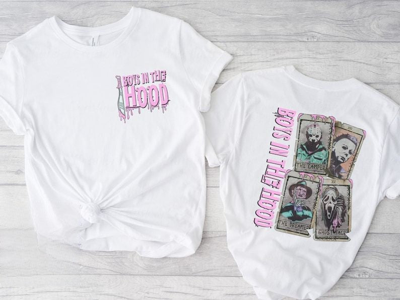 Neon Horror Movie T-shirt