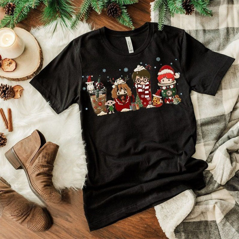 Harry Potter Christmas Coffee T-shirt